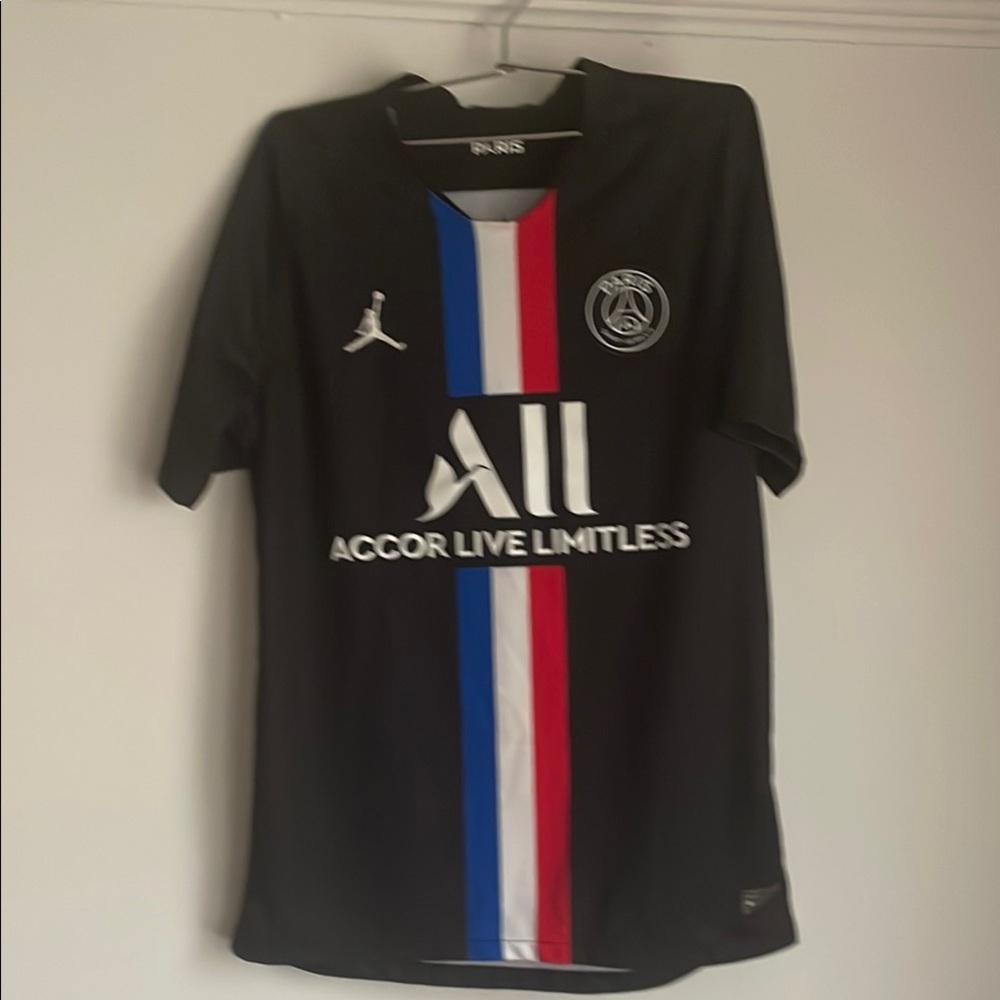 Paris Saint-Germain Black Jersey with Red Accent